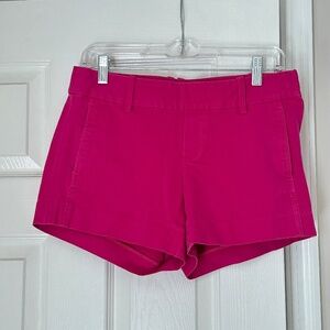 Women's Lilly Pulitzer Sloane Shorts 5" Side Zip Pink Womens Size 4 Excellent